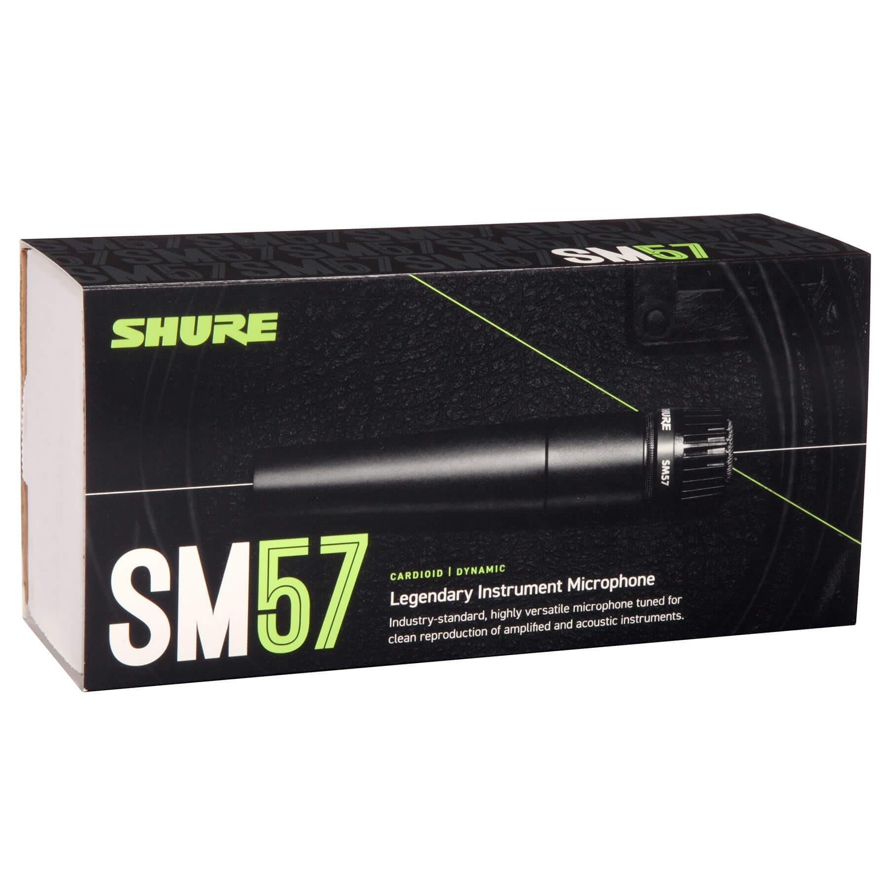 Shure SM57 Dynamic Microphone w Cardioid Pickup Pattern Vocal & Instrument  Mic