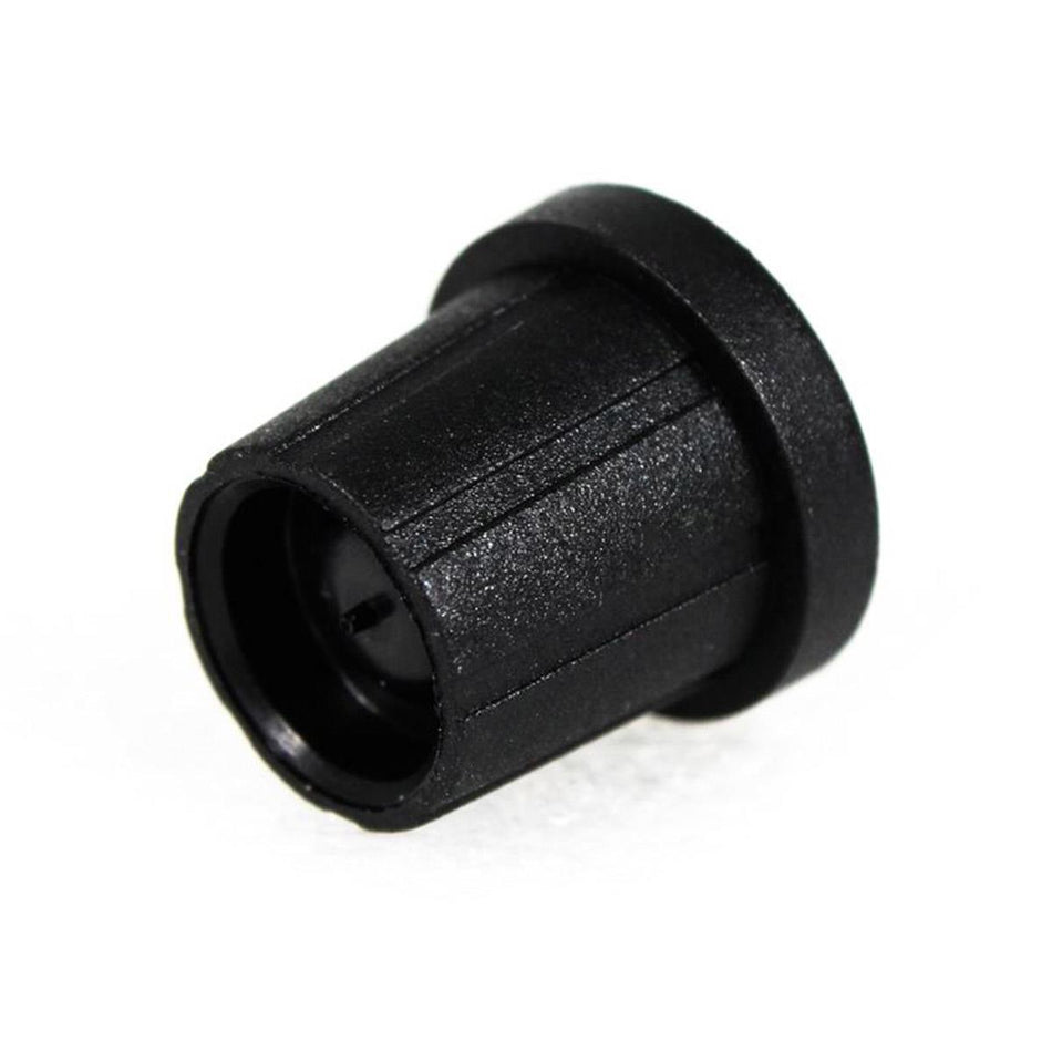 PixelGear 15mm Black Matte Push-On Knob with Splined Shaft for Rane, Aphex