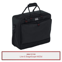 Gator Cases Padded Nylon Equipment Bag fits Line 6 StageScape M20d Mixers