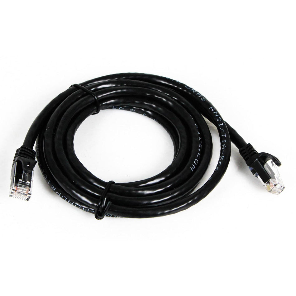 Monoprice Black 7-Foot Ethernet Cable for Aviom Systems
