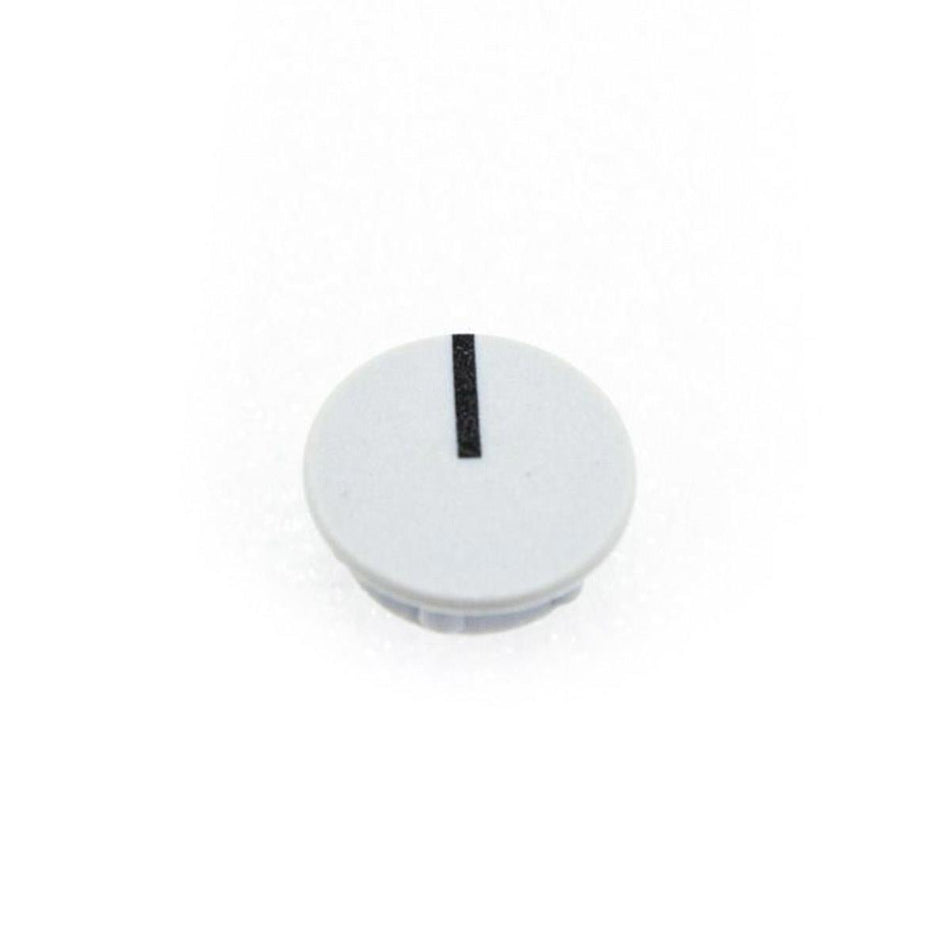 PixelGear 12mm Gray Knob Cap with Black Indicator Line