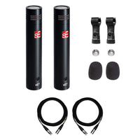sE Electronics SE7 Microphone Stereo Pair Bundle with 2 15' Mogami XLR Cables