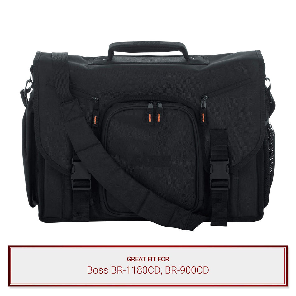 Gator Cases 19" Messenger Bag fits Boss BR-1180CD, BR-900CD