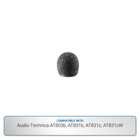 Audio-Technica Windscreen compatible with AT803b, AT831b, AT831c, AT831cW