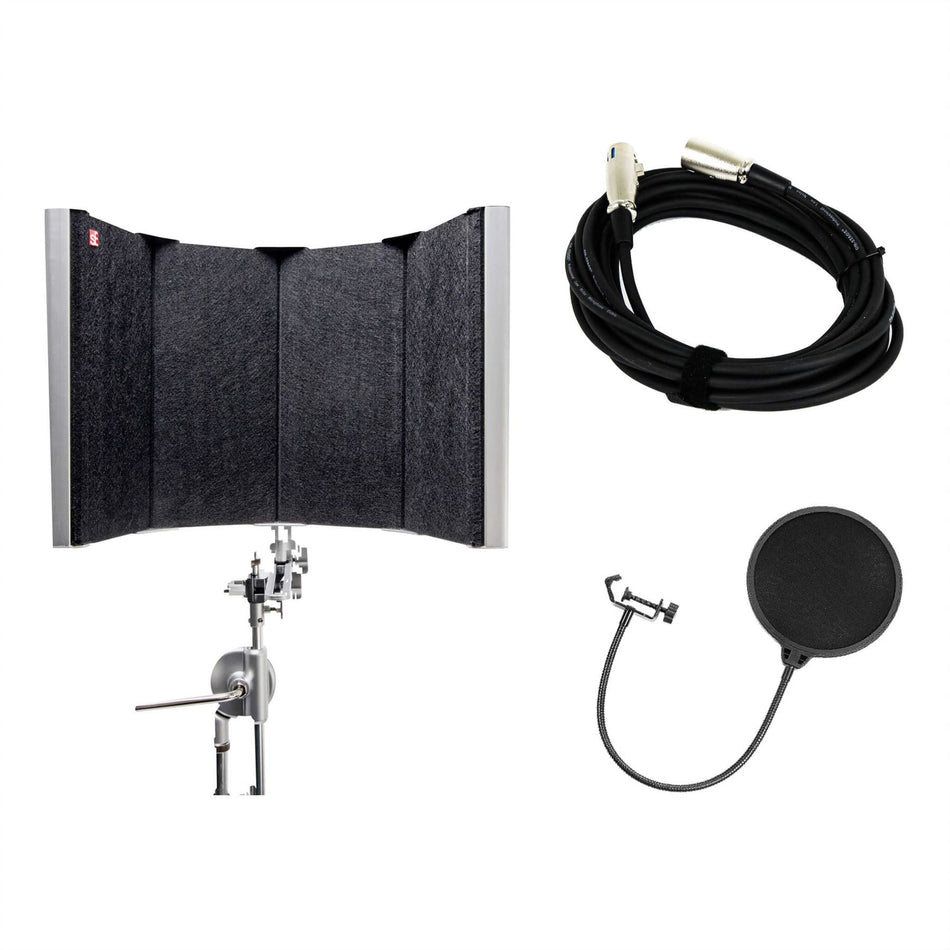 sE Electronics RF-SPACE Bundle with 20-foot XLR Cable & Pop Filter