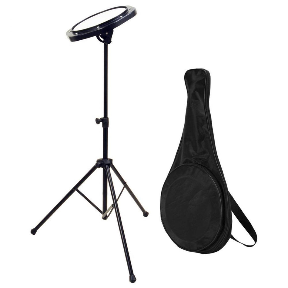 On-Stage DrumFire DFP5500 Drum Practice Pad w/ Stand & Bag