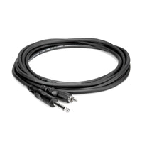 Hosa CPR-110 10-foot Unbalanced RCA to 1/4" TS Cable