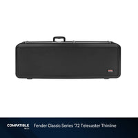Gator Plastic ABS Case for Fender Classic Series '72 Telecaster Thinline Guitars