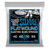 Ernie Ball 2815 Extra Slinky Cobalt Flatwound Electric Bass Guitar Strings (40-95 Gauge)
