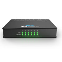MOTU AVB Switch Five-Port AVB Ethernet Switch
