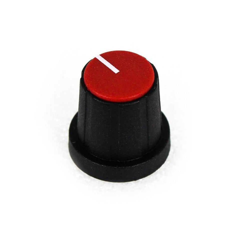 PixelGear Black D-Shaft Knob w/ Red Cap & White Indicator Line  for DBX 160A