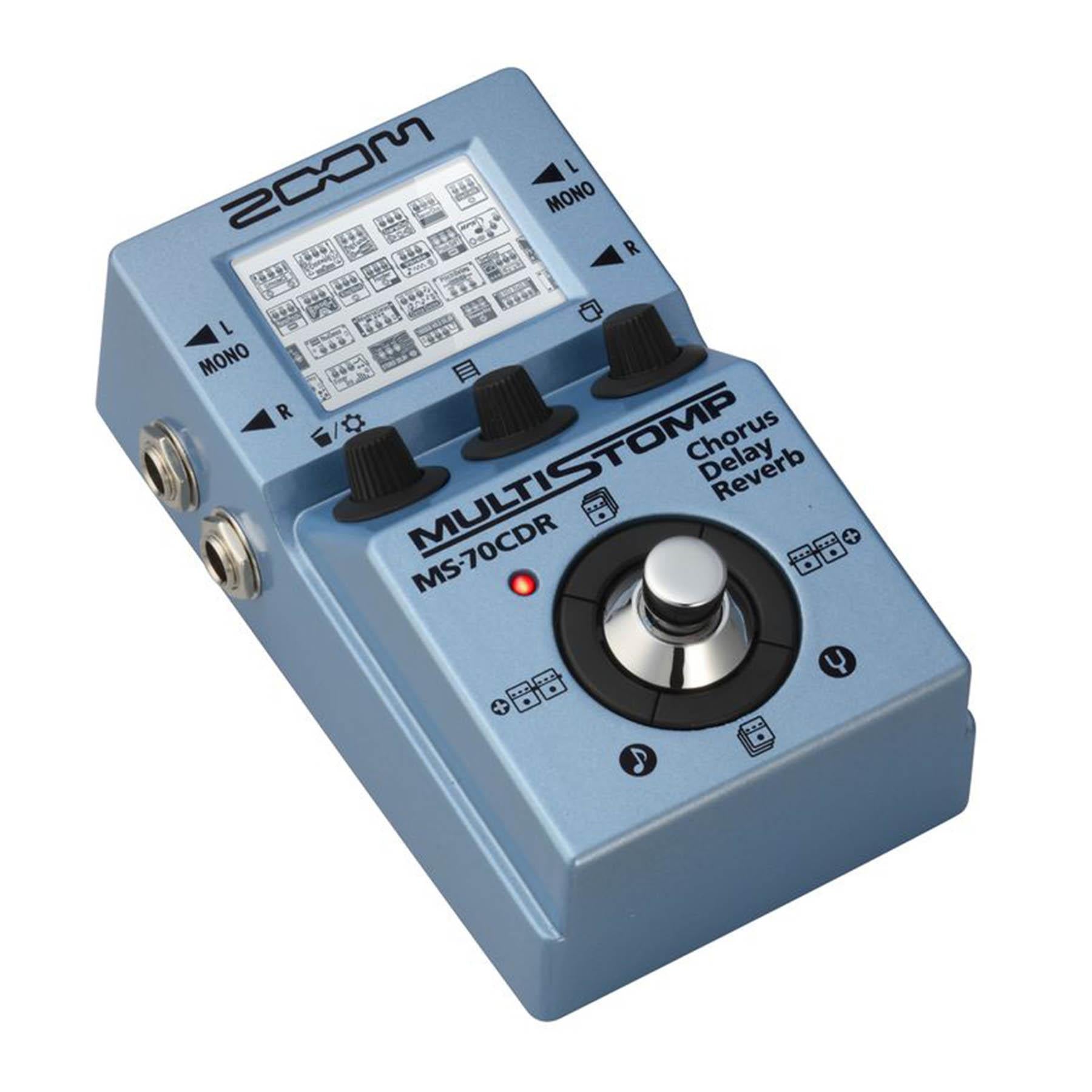 crema niebla niebla tóxica Zoom MS-70CDR Multi-Stomp Chorus/Delay/Reverb Pedal Effects Stompbox F -  Pixel Pro Audio