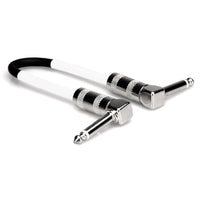 Hosa CPE-118 18-Inch Right-angle 1/4" TS to Same Guitar Patch Cable