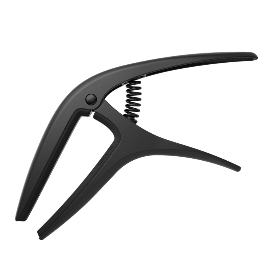 Ernie Ball 9600 Black Axis Capo for Acoustic Guitar with Curved or Flat Fretboards