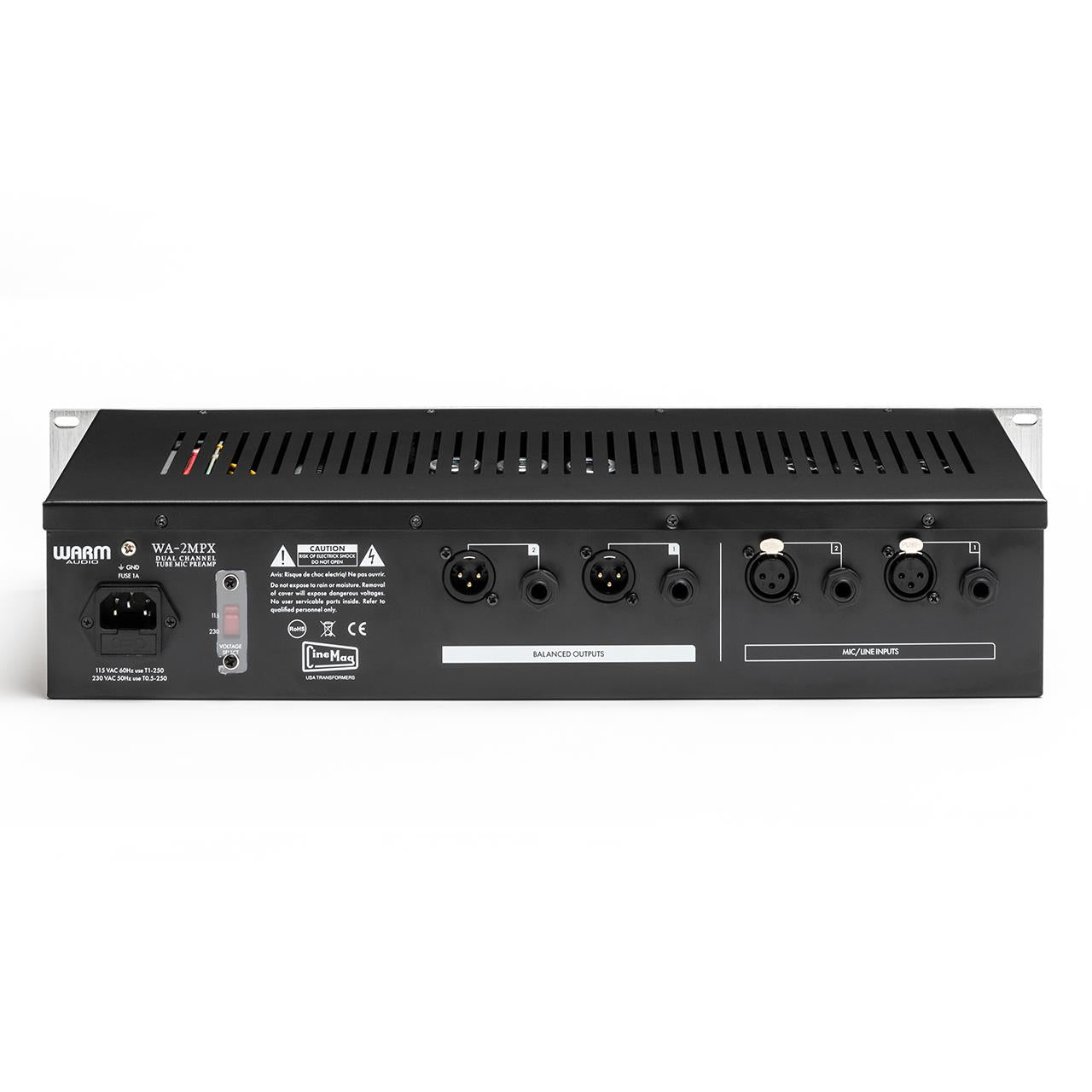 Warm Audio WA-2MPX Dual Channel Tape-ere Tube Microphone Preamp