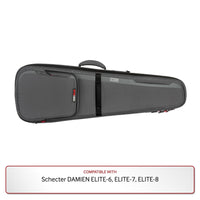 Gator Premium Gig Bag in Gray for Schecter DAMIEN ELITE-6, ELITE-7, ELITE-8