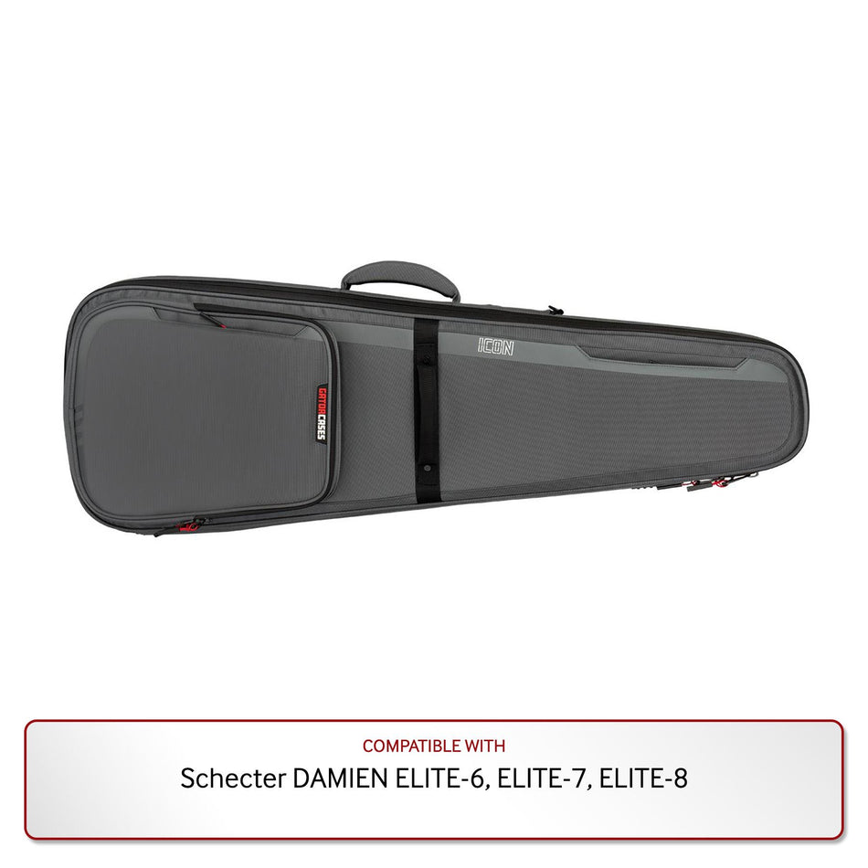 Gator Premium Gig Bag in Gray for Schecter DAMIEN ELITE-6, ELITE-7, ELITE-8