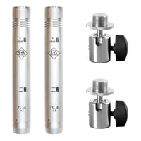 Golden Age Project FC4 Microphone Stereo Pair Bundle with Ball Joint Adapters