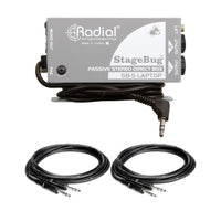 Radial Engineering Stagebug SB-5 DI Bundle with TRS 1/4" Cables