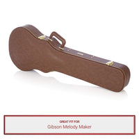 Gator Cases Vintage Brown Case fits Gibson Melody Maker Guitars