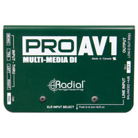 Radial Engineering ProAV1 1-Channel Passive A/V Multimedia Direct Box
