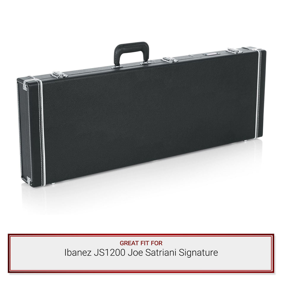 Gator Cases Deluxe Wood Case fits Ibanez JS1200 Joe Satriani Signature Guitars