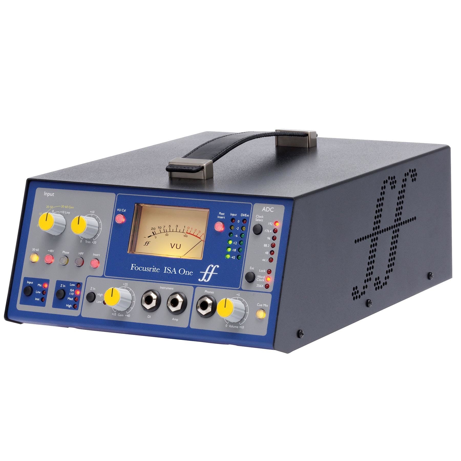 Focusrite ISA One Mic Preamp w/ 2 15-foot XLR Mogami Cables Bundle