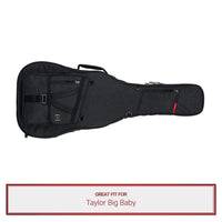 Gator Charcoal Transit Case fits Taylor Big Baby