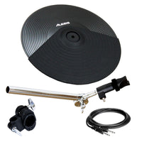 Alesis 12" Single Zone Cymbal Pad Bundle with Support Arm, Clamp, TS Cable