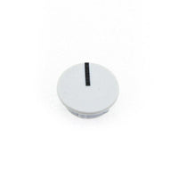 12mm Gray Knob Cap with Indicator Line for Rane HC6, MP-24, SM26, PE-15