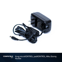 Korg Power Supply Adapter for microKONTROL, padKONTROL, Miku Stomp, Nuvibe