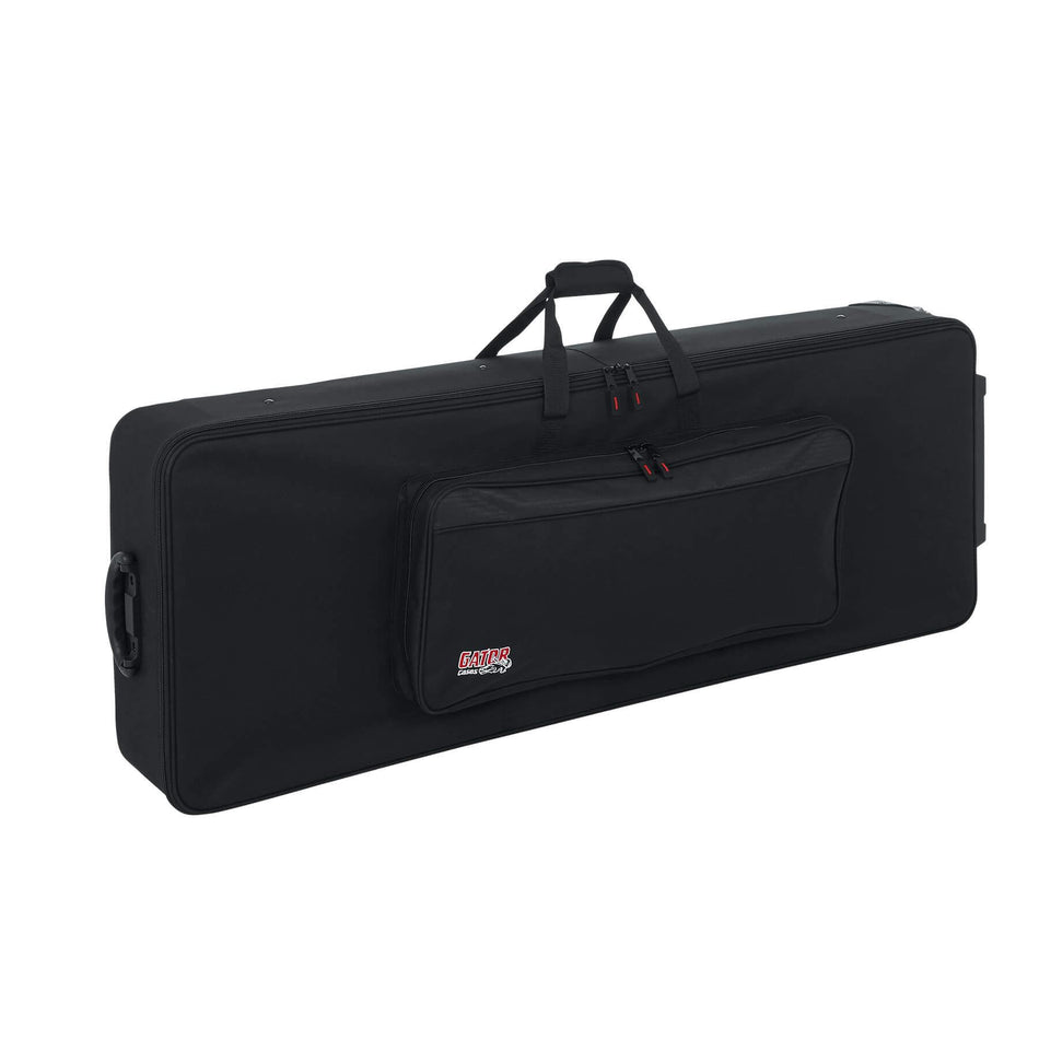 Gator GK-76 Lightweight Semi-Rigid 76-Key Keyboard Case with Wheels