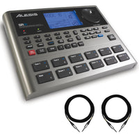 Alesis SR-18 Drum Machine Bundle with 2 10-foot Mogami 1/4" TS Instrument Cables