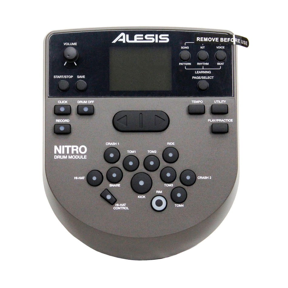 Alesis Nitro Electronic Drum Module with Power Supply for Alesis Nitro Mesh Kit