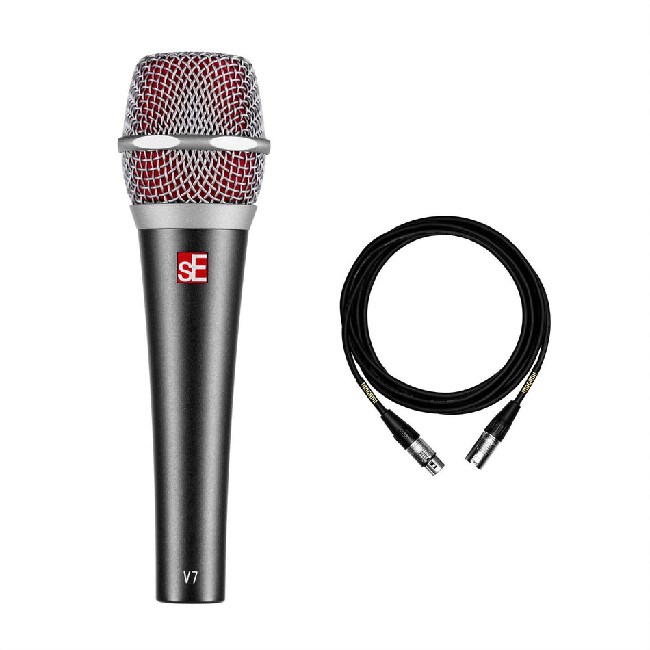 sE Electronics V7 Vocal Microphone Bundle with 15-Foot Mogami XLR Cable