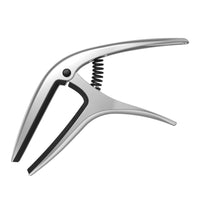 Ernie Ball 9601 Silver Axis Capo for Acoustic Guitar with Curved or Flat Fretboards