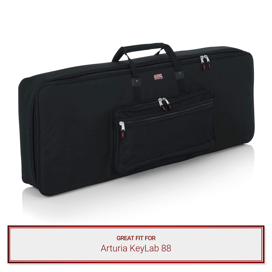 Gator Cases Keyboard Gig Bag fits Arturia KeyLab 88