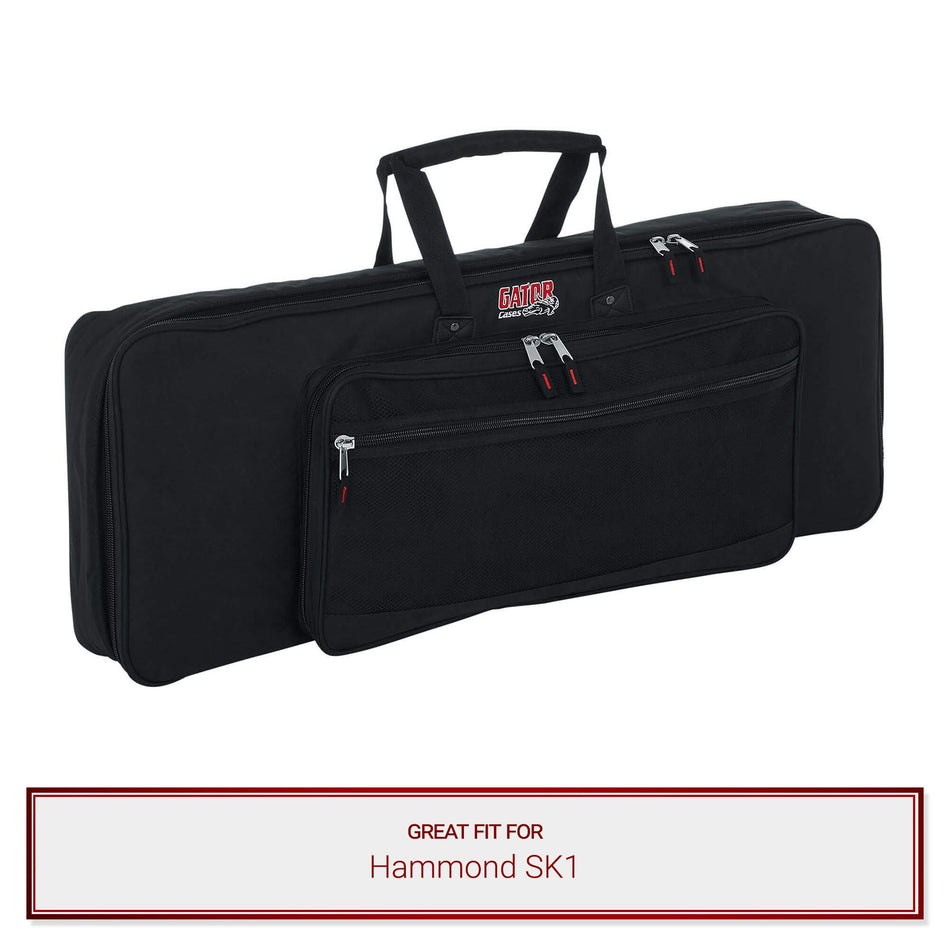 Gator Cases 49-Key Gig Bag Keyboard Case fits Hammond SK1
