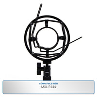 MXL Black Shock Mount compatible with MXL R144 Microphone Microphone
