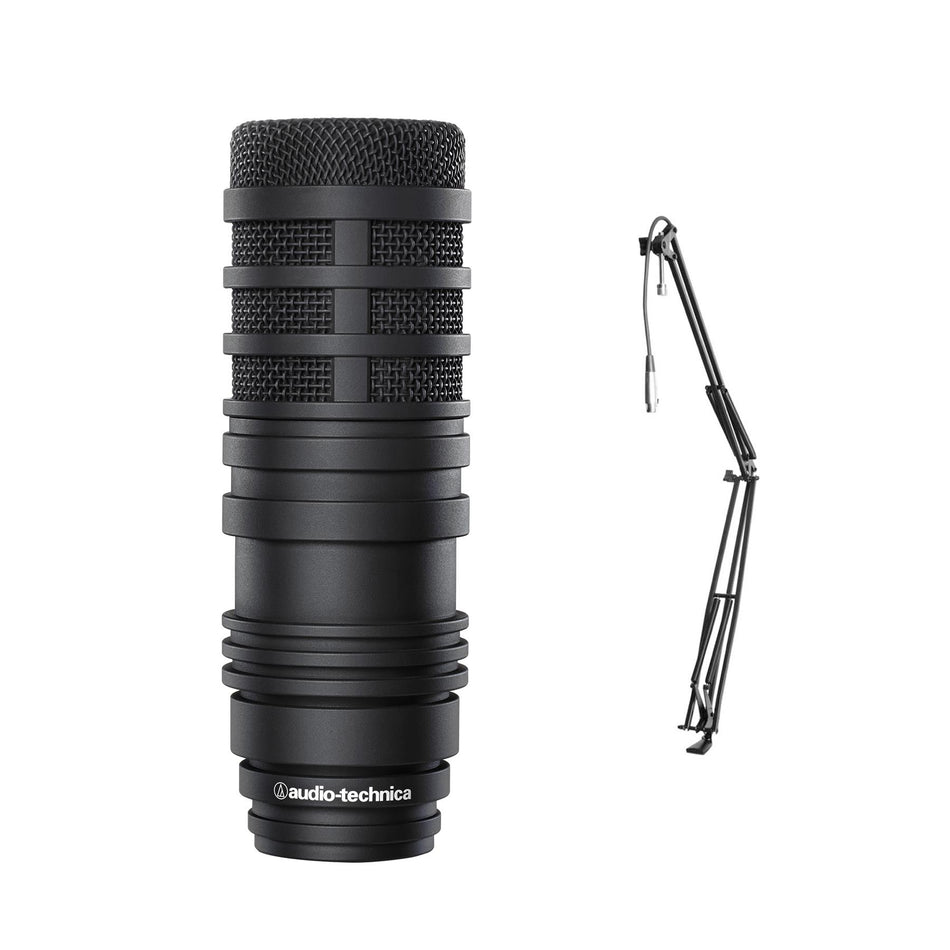 Audio-Technica BP40 Microphone Bundle with Desktop Boom Arm & Cable