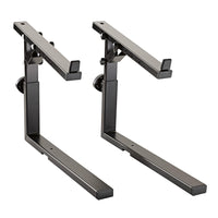 K&M 18811 Black Second Tier Stacker for Omega Table-Style Keyboard Stand