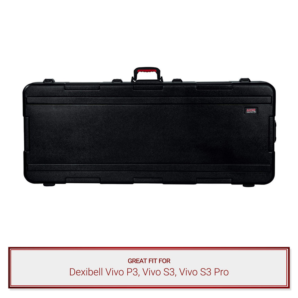 Gator Cases Deep Keyboard Case fits Dexibell Vivo P3, Vivo S3, Vivo S3 Pro