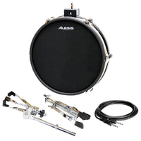 Alesis 12" Dual Zone Mesh Drum Pad Bundle with Snare Stand & 1/4" TRS Cable