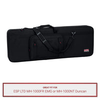 Gator EPS Guitar Case fits ESP LTD MH-1000FR EMG or MH-1000NT Duncan