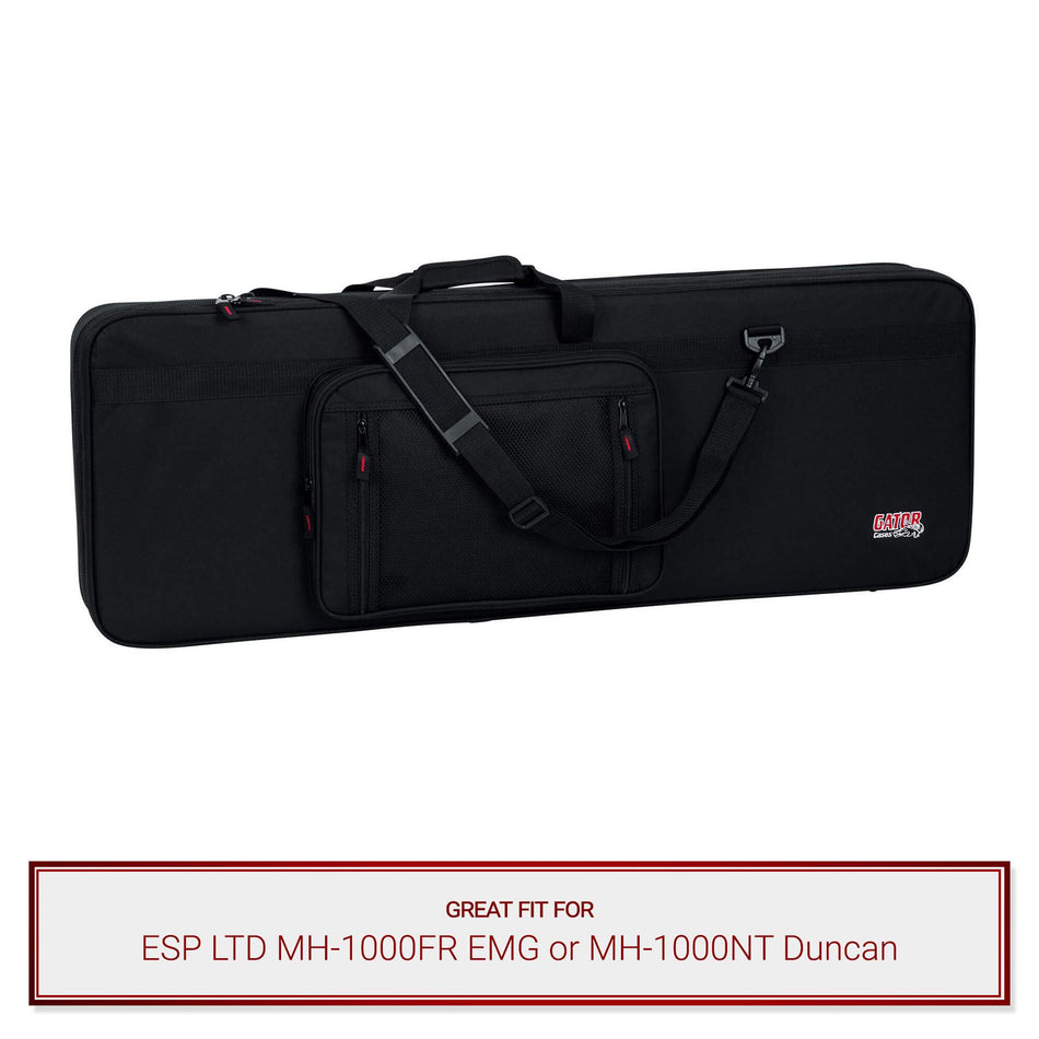 Gator EPS Guitar Case fits ESP LTD MH-1000FR EMG or MH-1000NT Duncan