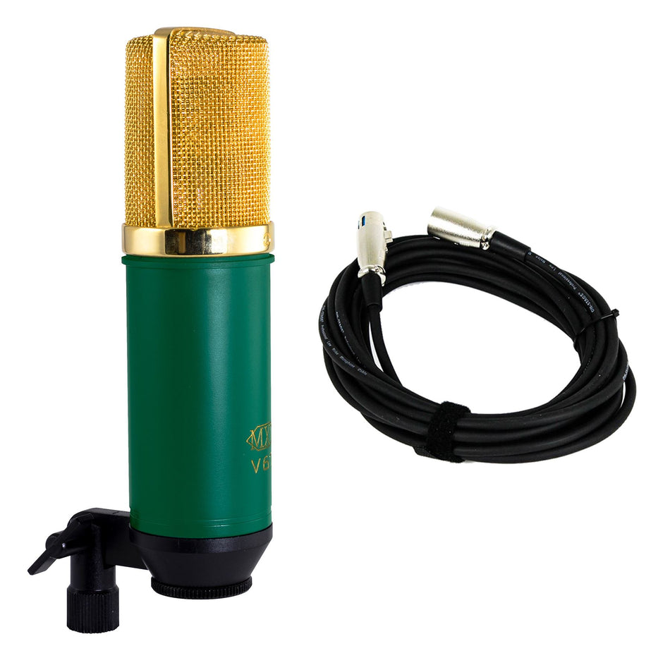 MXL V67G Condenser Microphone bundle with 20-foot XLR Cable
