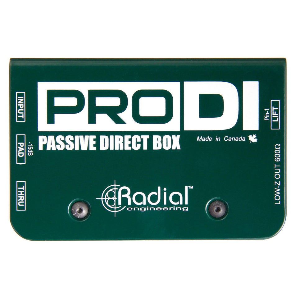 Radial Engineering ProDI Passive Direct Box - Pro DI