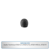 Audio-Technica Windscreen compatible with AT831cT, AT831cT5, AT831HRS-6, AT831R