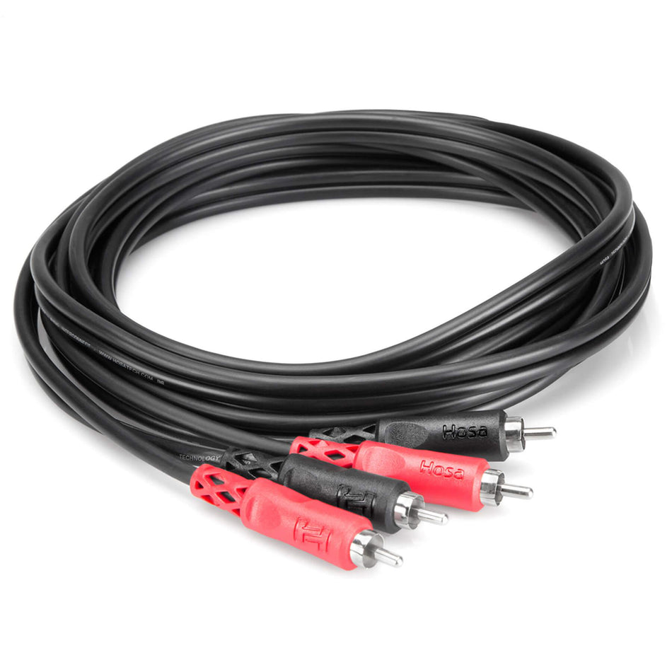 Hosa 1-Meter Stereo RCA Cable CRA-201 Dual 3-foot