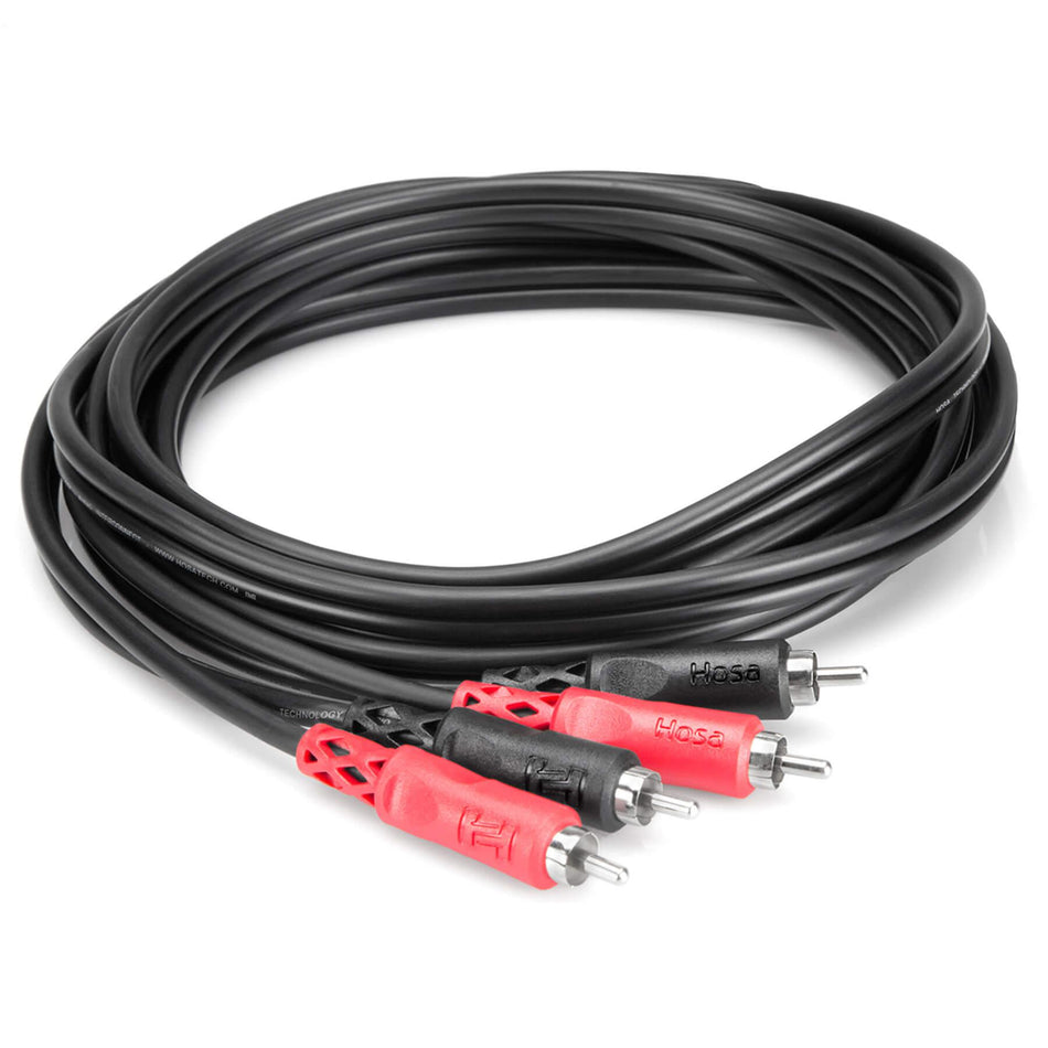 Hosa CRA-201 3-foot Dual RCA to RCA Stereo Cable